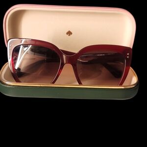 Kate Spade Burgundy Sunglasses